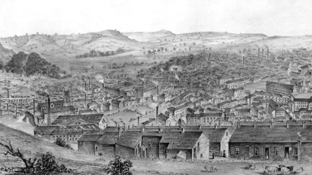 ইয়র্ক শহরের দৃশ্য শিল্পীর আঁকা ছবিতে