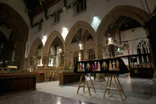 Гроб с останками Ричарда III в соборе Лестера