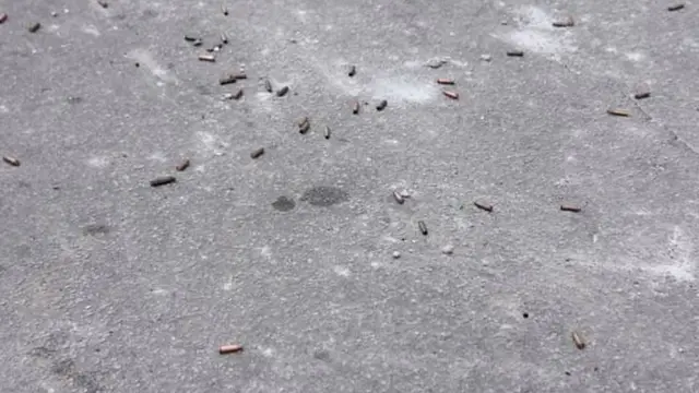 Security pipo shoot gun for air and open tear gas to drive di protest pipo comot.