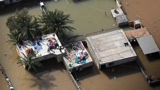 آب‌گرفتگی منازل در خوزستان