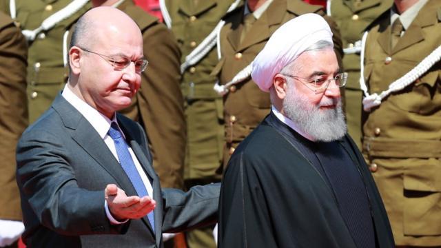 الرئيس الإيراني ورئيس الوزراء العراقي