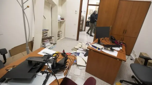 Ülkenin en büyük işçi sendikası Cgil'in merkez binası saldırıya uğramıştı