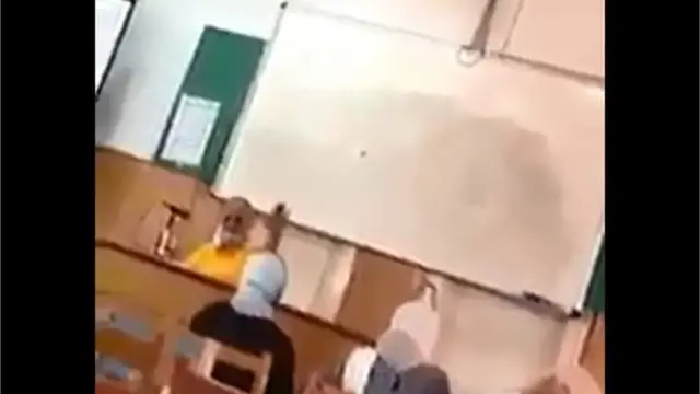 صورة من مقطع الفيديو