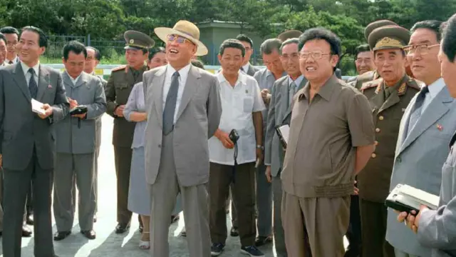 김일성 주석과 김정일 국방위원장