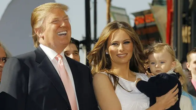 Donald Trump , Melania e Barron