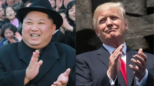 Kim Jong-un, Donald Trump