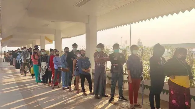 ထိုင်း-မြန်မာ နယ်စပ်က ပြန်ဝင်လာသူ