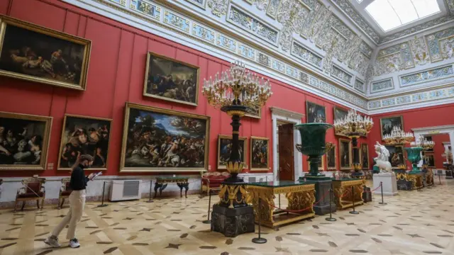 В залах Эрмитажа