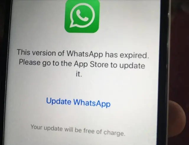 વૉટ્સએપ બંધ