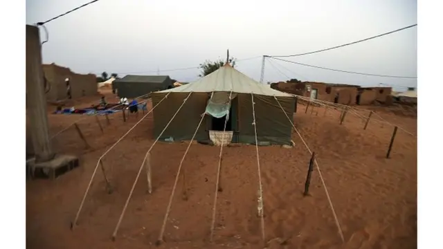 Un camp de réfugiés sahraoui