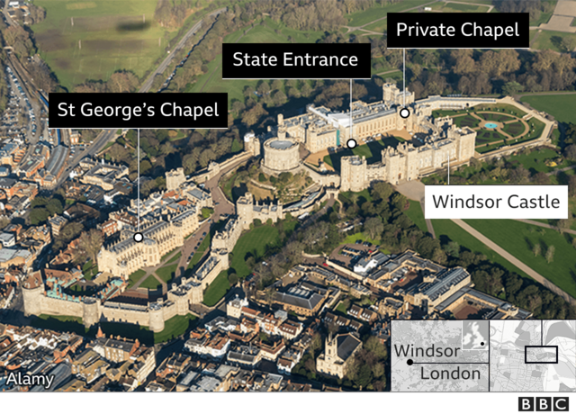 Map of Windsor Castle