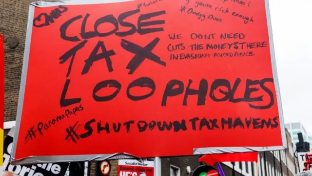 লন্ডনে কর ফাঁকি বিরুদ্ধে বিক্ষোভ (ফাইল ফটো)