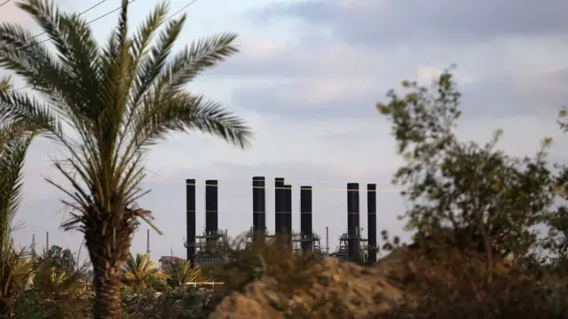 Pembangkit tenaga listrik di Gaza