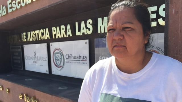 Norma Ortega, madre de Idalí Juache Laguna, una de las víctimas del Valle de Juárez, un caso emblemático que marcó a la ciudad.