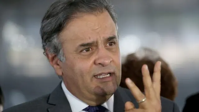 O senador Aécio Neves