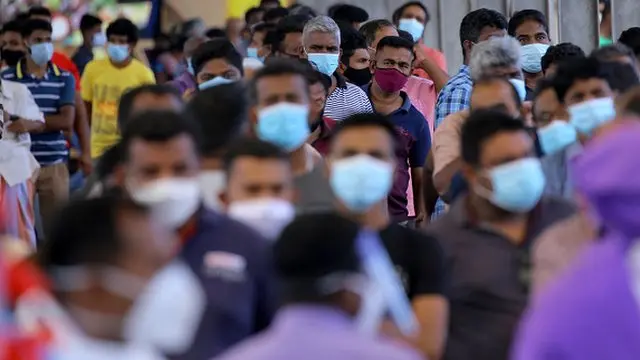 COVID patients in Sri Lanka