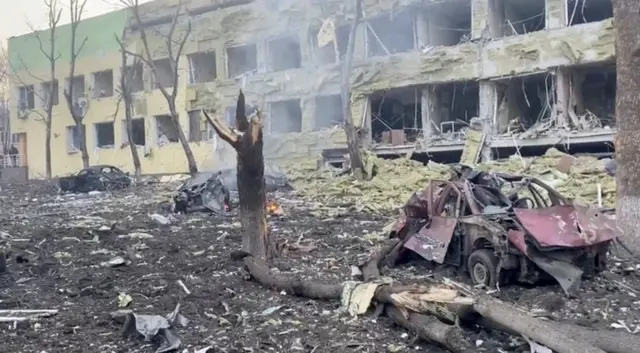 Hospital infantil de Mariúpol.