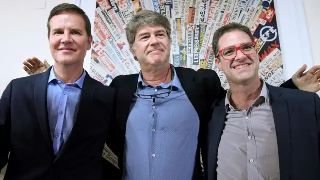 José Andrés Murillo, James Hamilton y Juan Carlos Cruz