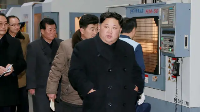 Kim Jong-un, líder da Coreia do Norte