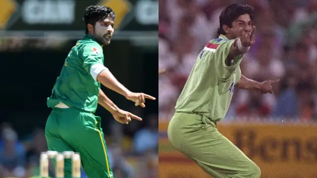 وسیم اکرم اور محمد عامر