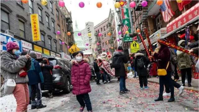 China town at New York,2021