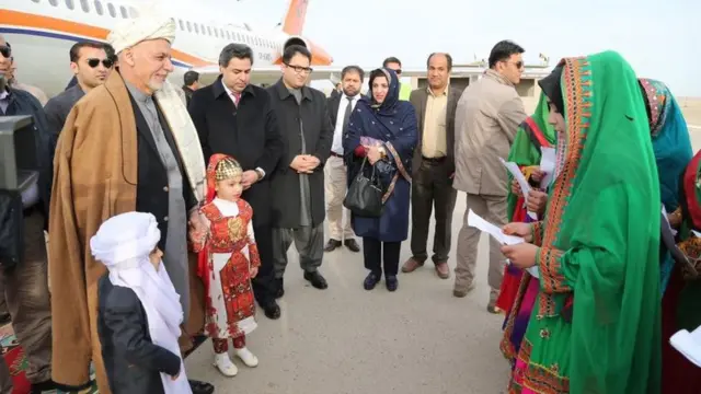 دغو سمبولیکو مراسمو ته په خپله ولسمشر محمد اشرف غني او په کابل کې د هند سفر هم ورغلي.