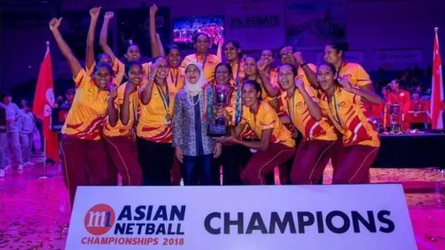 Sri lanka Netball team at Netball world cup 2019