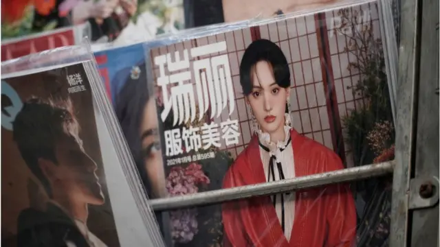 La actriz Zheng Shuang.