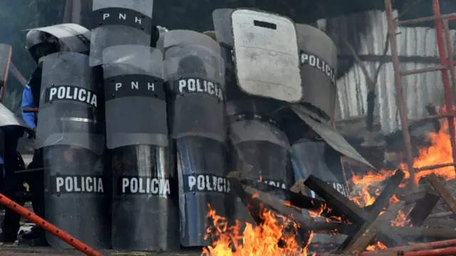 Protestas en Honduras.