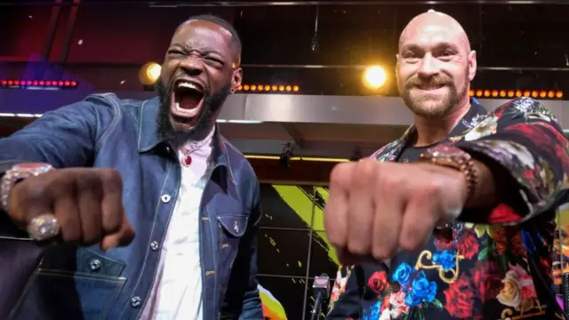 Deontay Wilder and Tyson Fury