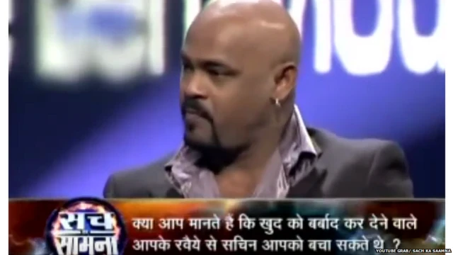 రియాలిటీ షో‌లో మాట్లాడుతున్న కాంబ్లీ