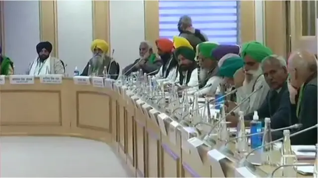 સરકાર સાથે ખેડૂતોની બેઠક