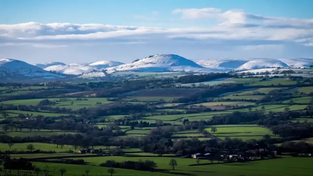 Shropshire está lleno de ondulados y pintorescos paisajes.