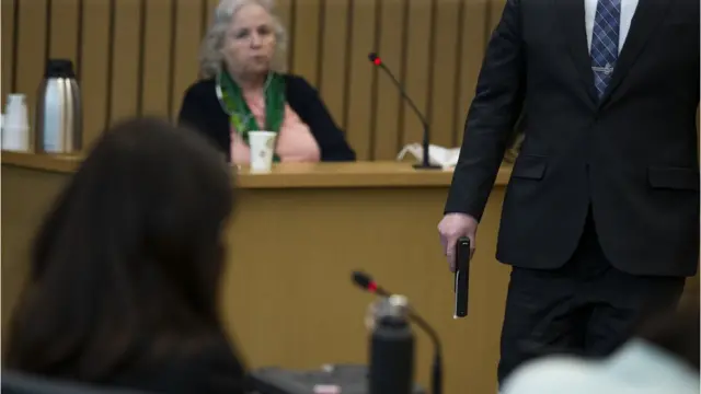 Nancy Crampton Brophy en el juicio.