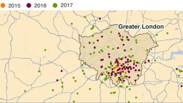 லண்டனை சுற்றி பூனை கொலையாளியால் பாதிக்கப்பட்டவர்களின் விபரம்
