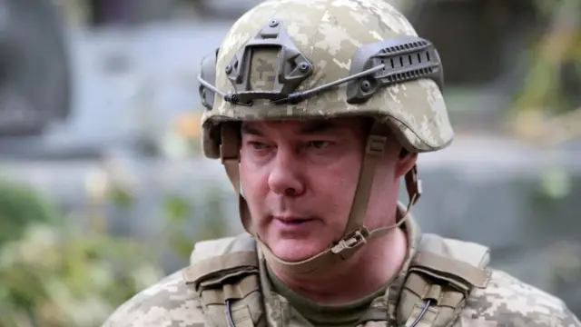 Командувач Об'єднаних Сил ЗС України генерал-лейтенант Сергій Наєв