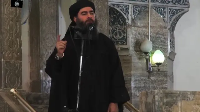 ইসলামিক স্টেটের নেতা আবু বকর আল বাগদাদি