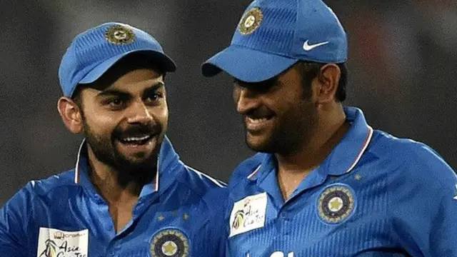 विराट कोहली और महेंद्र सिंह धोनी
