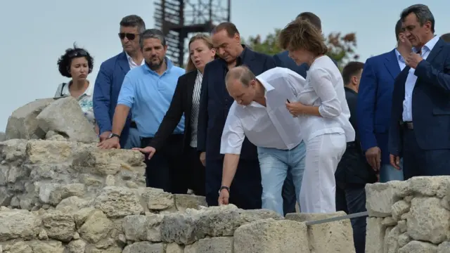 Президент России Владимир Путин в Херсонесе