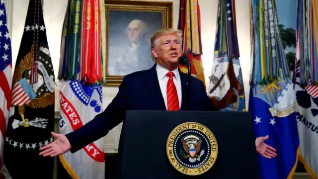 Le président américain Donald Trump a annoncé la mort de Bagdadi lors d'une conférence de presse extraordinaire