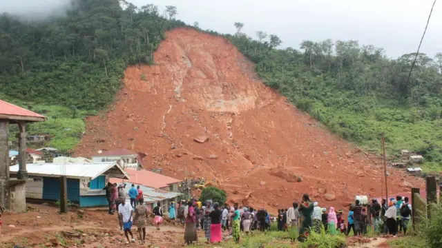 Оползни в Сьерра-Леоне