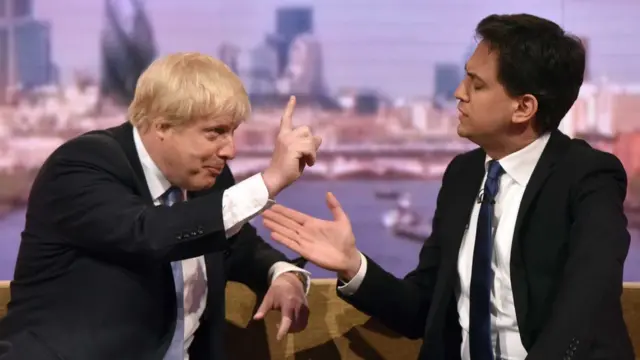 Boris Johnson and Ed Miliband