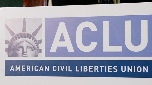 Letrero de la ACLU