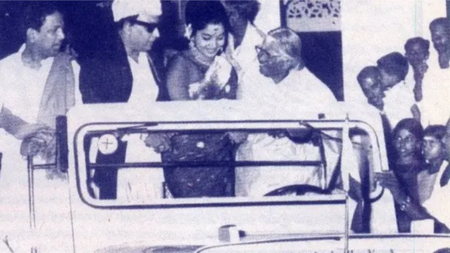 एमजी रामचंद्रन, जयललिता