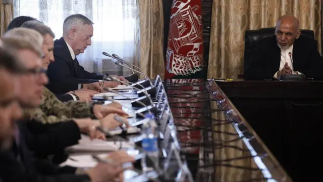 محمد اشرف غنی، جیمز ماتیس