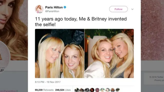 Paris Hilton com Britney Spears