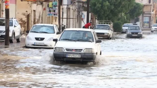 آبگرفتگی در شهرستان ممسنی