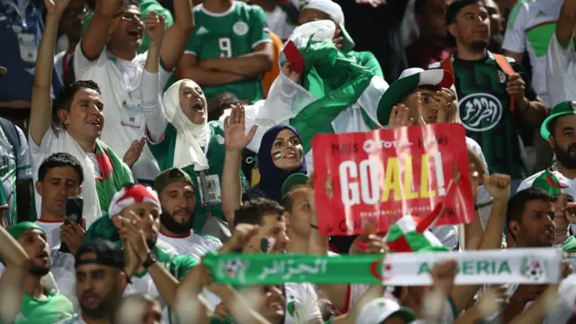 مشجعو الجزائر