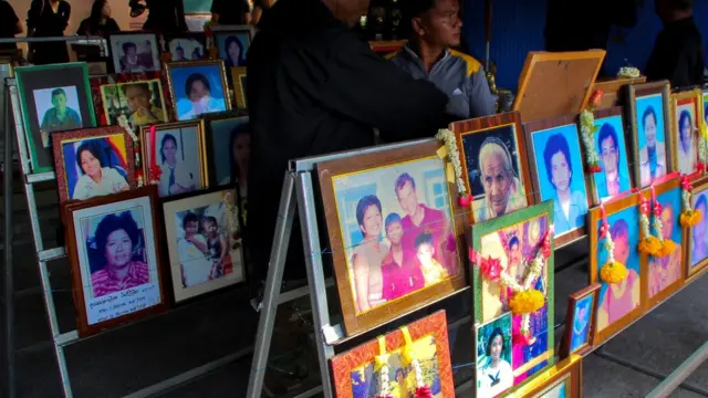 peringatan tsunami di Thailand.