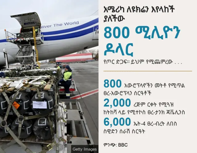 የአሜሪካ ድጋፍ